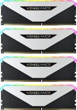 Corsair Vengeance RGB RT White 32GB (4x8GB) 3600 MHz / DDR4 / PC4-28800 / CL18-22-22-42 / 1.35V / XMP2.0 (CMN32GX4M4Z3600C18W)