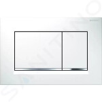 GEBERIT - Duofix Modul pro závěsné WC s tlačítkem Sigma30, bílá/lesklý chrom + Duravit ME by Starck - WC a sedátko, Rimless, SoftClose 111.300.00.5 NM5