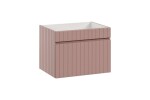 COMAD - Skříňka pod umyvadlo 60cm 1 zásuvka ICONIC ROSE 5907611656235