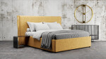Materasso Čalouněná postel La Spezia boxspring ROZMĚR: 2x (100x200) cm - boxspring,šedá