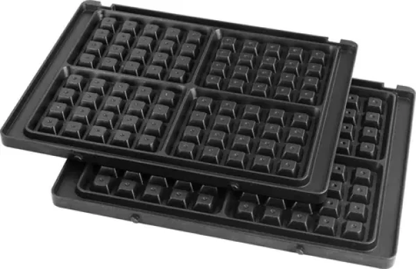 ECG ND KG 2033 Waffle set / Náhradní vaflovací desky / pro gril KG 2033 Duo Grill Waffle / rozměry: 29x23 cm / 2 ks (100001163861)