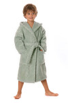 Dětský župan Athena s kapucí dětské Olivová dětské č.140