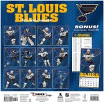 JF Turner Kalendář St. Louis Blues 2021 Wall Calendar