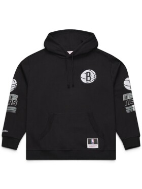 Mitchell & Ness Pánská mikina Brooklyn Nets NBA Triple Check Hoodie Velikost: S