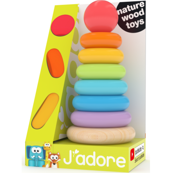Duhové kroužky na tyči - J'ADORE