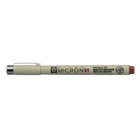 Sakura liner Pigma Micron 01 - hnědý
