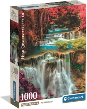 CLEMENTONI Puzzle Barevné thajské vodopády