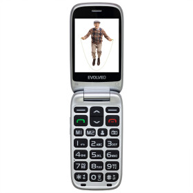 EVOLVEO EasyPhone FS + stojánek červená / 2.8" / 3MP / SOS / microSDHC (SGM EP-771-FSR)