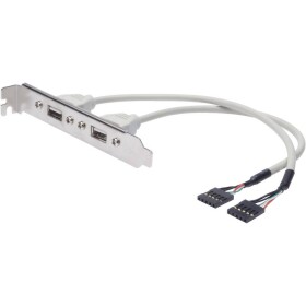 Digitus USB 2.0 kabel [2x interní USB 2.0 zástrčka 5-pólová - 2x USB 2.0 zásuvka A] DIGITUS