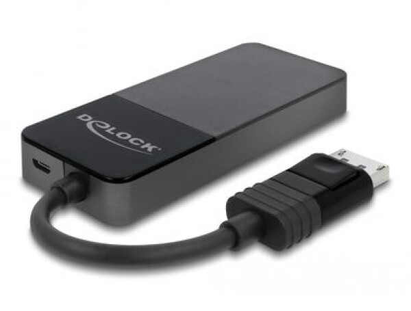 Delock DisplayPort 1.4 Splitter 1 x DisplayPort in - 3 x DisplayPort out černá (87737)