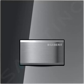 GEBERIT - Sigma50 Ovládání splachování pisoáru, chrom/kouřově zrcadlové sklo 116.016.SD.5