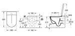 VILLEROY & BOCH - ViClean Elektronický bidet s keramikou, Rimless, CeramicPlus, SoftClosing, alpská bílá V0E100R1