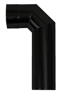 Zahnutý kouřovod 90°, 115 mm - lakovaný CWZ90ML