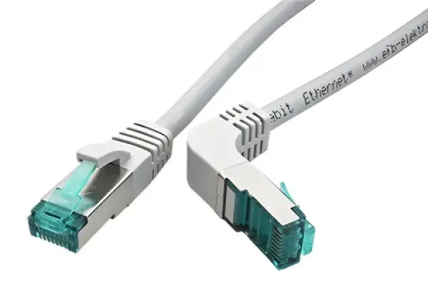 EFB Cat6a S/FTP 3m šedá / Patch kabel / lomený konektor / RJ-45 / LSOH (MK6001W.3G)