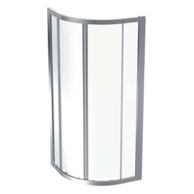 GEBERIT - GEO Sprchový kout 80x80 cm, stříbrná/čiré sklo 560.111.00.2