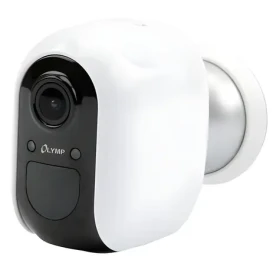 Olympia OC 1000 bílá / Venkovní IP kamera / FullHD / IP54 / IR / Wi-Fi / microSD (6022)