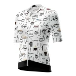 ROCKBROS Dámský cyklistický dres 15110005003 bílá, vel. S / Krátký rukáv