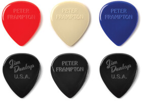 Dunlop Peter Frampton Vintage Jazz Teardrop Pick - 6 Pack