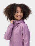 Dívčí bunda softshell 4FJSS23TSOFF042-52S lila 4F cm