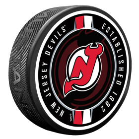 Mustang Puk New Jersey Devils NHL Ribbon