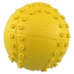 Dog Fantasy Hračka - míček tenis s bodlinami pískací mix barev 6 cm (454-31171)