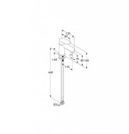 KLUDI - X1 Umyvadlová baterie, matná černá 322903975