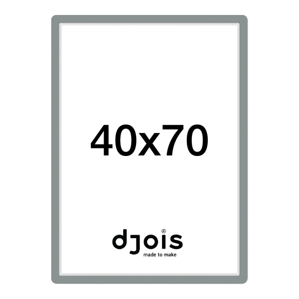 Djois samolepicí rámeček - Magneto, 50 x 70 cm, šedý, 1 ks