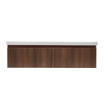 Koupelnová skříňka s umyvadlem SAT Evolution 118x30x44,8 cm ořech Aida mat SATEVO120NAU5 SATEVO120NAU5