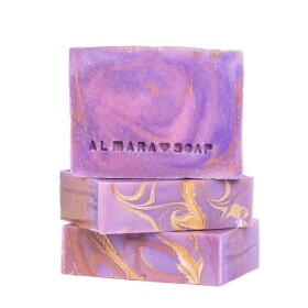 Almara Soap přírodní mýdlo Magická aura 100 g - Almara Soap Designové mýdlo Magická aura, fialová barva