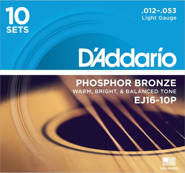 D'Addario EJ16-10P