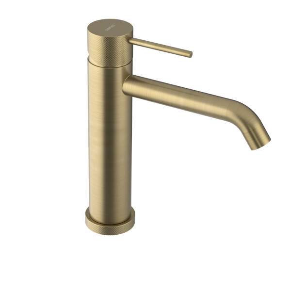 SAPHO - ULTRASAN stojánková umyvadlová baterie střední, zlato mat UT004VG