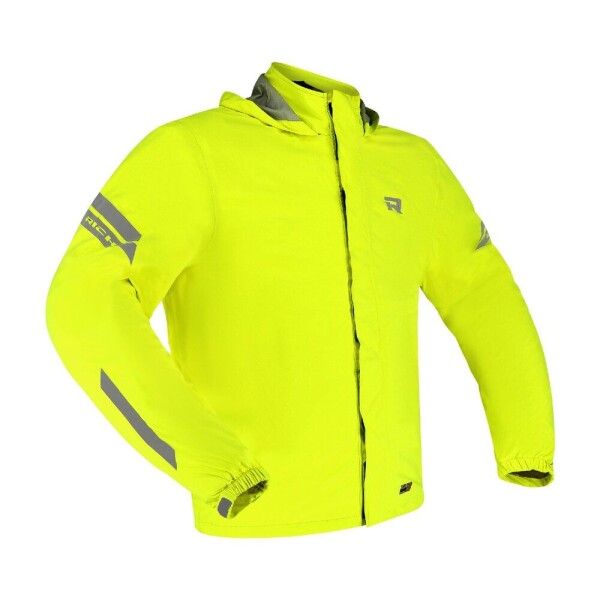 Moto pláštěnka bunda Richa Rain Stretch 2L Hoodie fluo žlutá - XL