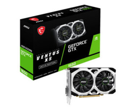 MSI GeForce GTX 1650 D6 VENTUS XS OCV3 4GB / 1620MHz / 4GB GDDR6 / 128-bit / DVI + HDMI + DP / 75W (6) (GTX 1650 D6 VENTUS XS OCV3)