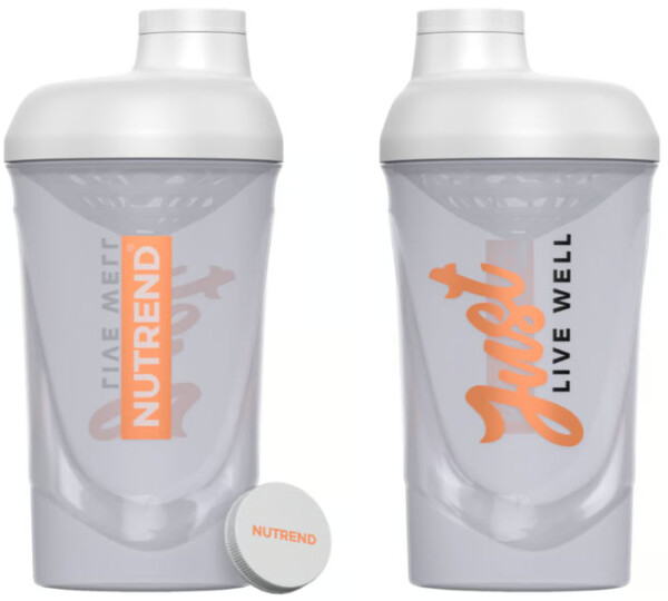 Sportovní shaker Nutrend 600ml - Shaker Just Live Well