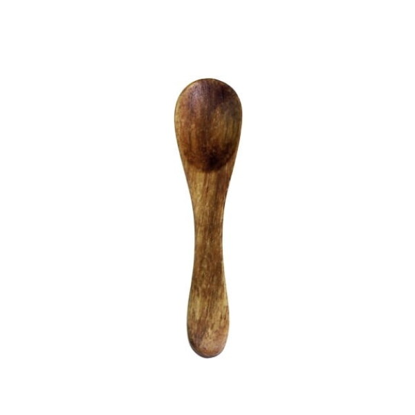 Chic Antique Dřevěná lžička Laon Accacia Wood 8 cm, přírodní barva, dřevo