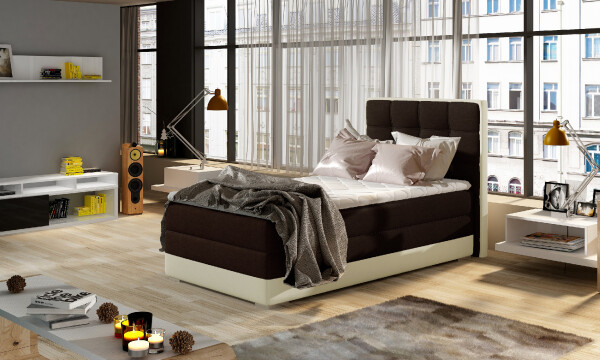 Boxspring Aster 90 látka: Sawana 26/ Soft 33, Varianta: Pravá