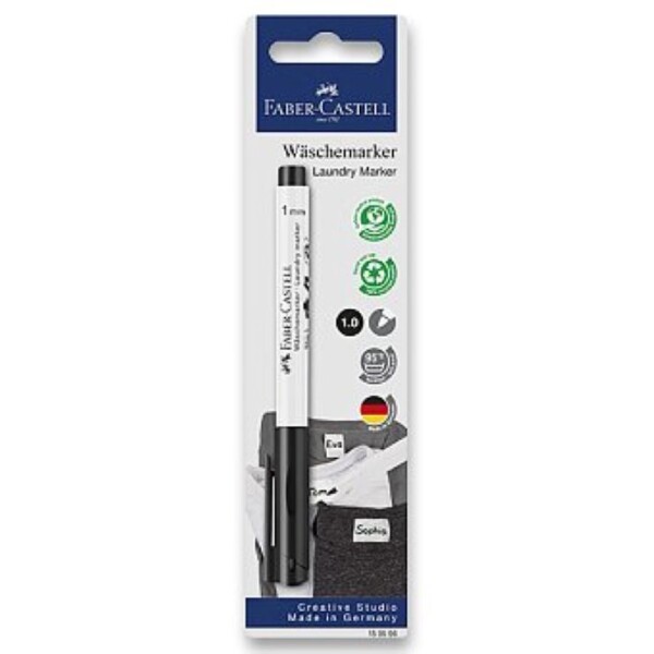 Faber-Castell fix na textil černý
