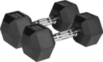 Rebel Active RBA-2325 / Jednoručky / gumové / 2× 10 kg / černá (RBA-2325-10)