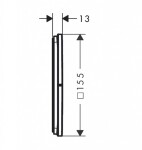 AXOR - ShowerSelect ID Ventil pod omítku pro 3 spotřebiče, chrom 36781000