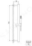 STEINBERG - 100 Set sprchové hlavice, tyče a hadice, růžové zlato 100 1601 RG