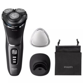 Philips Series 3000 S3343/13 černá / holící strojek / samoostřicí břity PowerCut / suché a mokré holení (S3343/13)