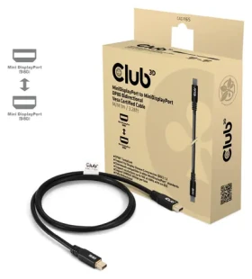 Club3D Kabel Mini DisplayPort - Mini DisplayPort černý / Video kabel / DisplayPort 2.1 / 10K 60Hz / 1 m (CAC-1165)