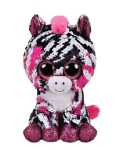 TY Beanie Boos flitrový ZOEY - zebra 15 cm