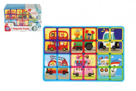 Puzzle magnetické deskové Doprava