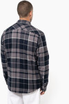 Kariban K 579 Flanelová košile s sherpa fleecovou podšívkou 20.K579 red/navy XXL