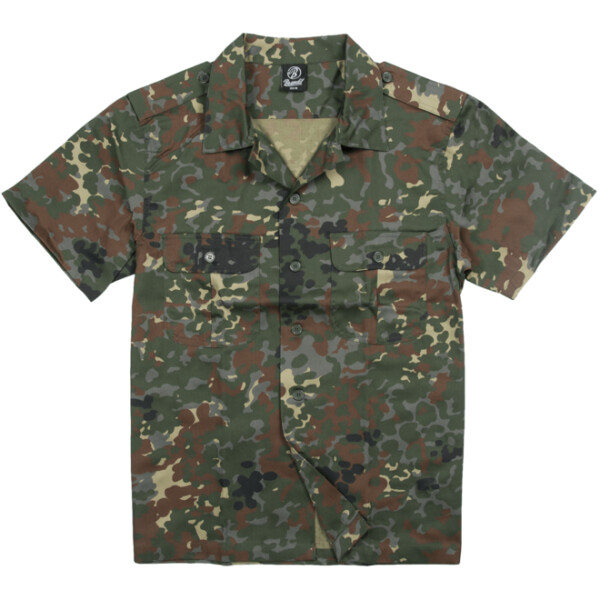 Brandit Košile US Shirt Shortsleeve flecktarn M