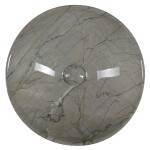 SAPHO - DALMA keramické umyvadlo na desku, Ø 42 cm, grigio 113
