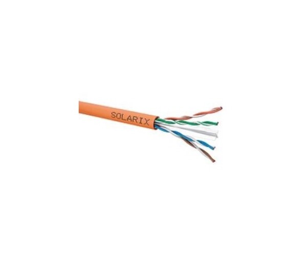 Instalační kabel Solarix UTP, Cat6, drát, LSOHFR, cívka 500m SXKD-6-UTP-LSOHFR-B2ca EDF_10101719