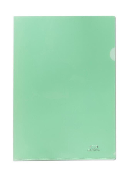 Concorde Zakládací obal A4 "L" 180 mic, sada 10 ks, hladká, zelená