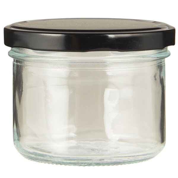 Ib Laursen Sklenička s víčkem Toledo 220 ml, čirá barva, sklo, kov